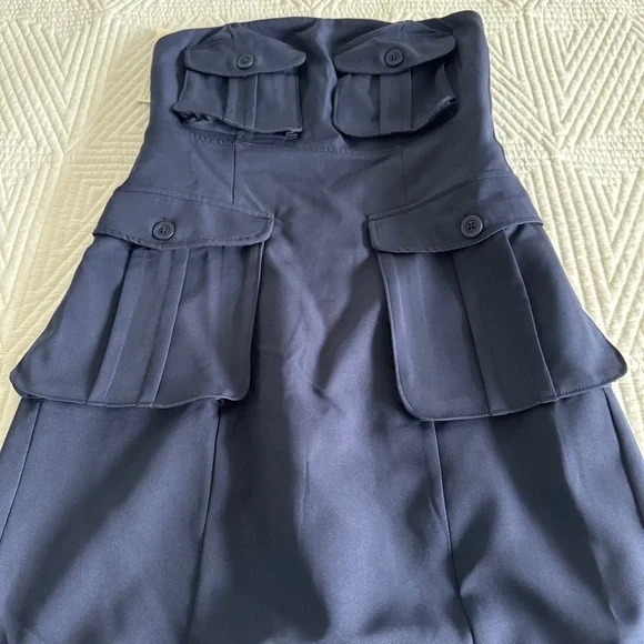 Anthropologie Porridge Strapless Utility Dress - Picture 10 of 12